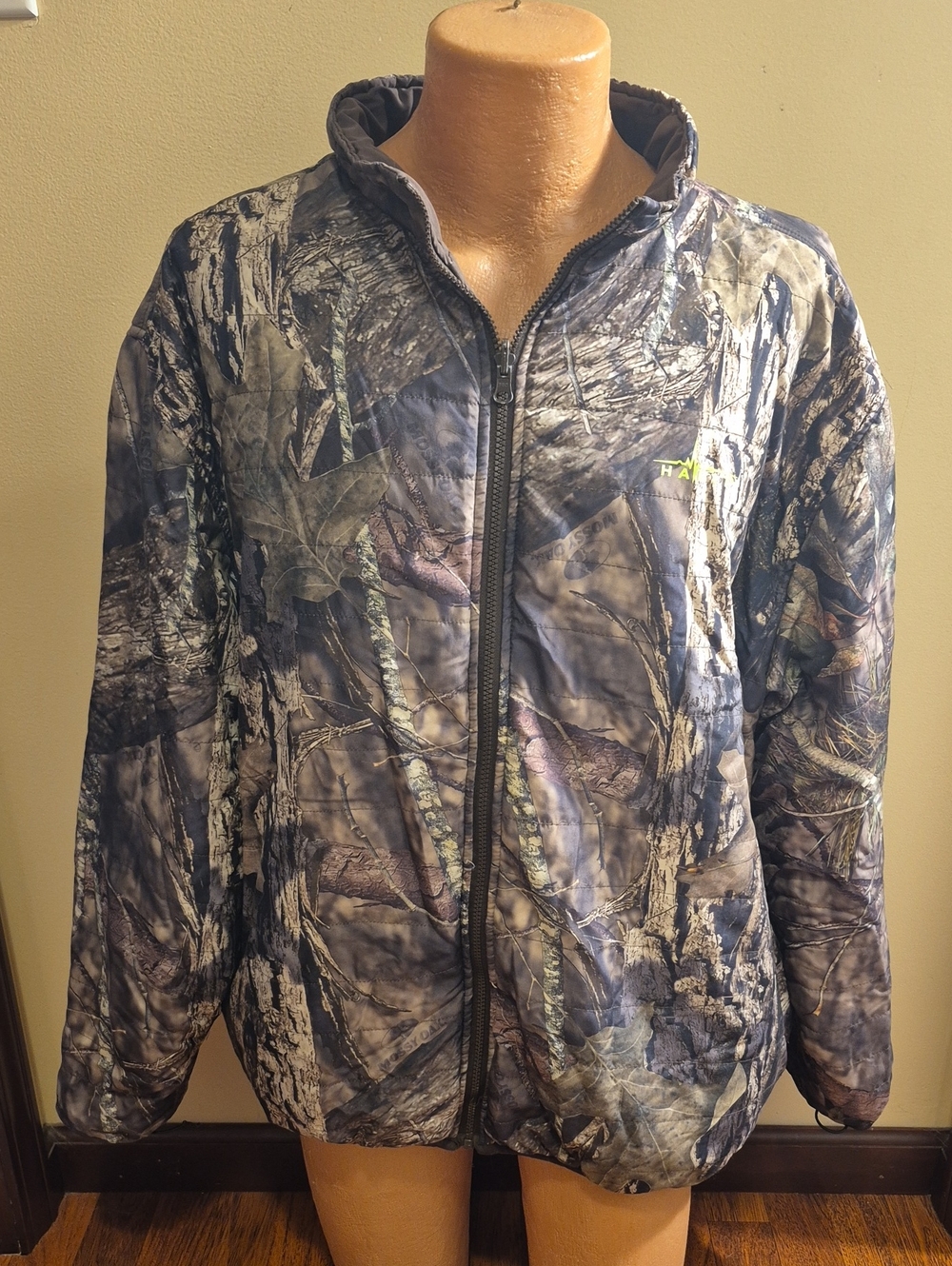 Men's Habit Camouflage Reversible Quilted Jacket - Sz. XXL